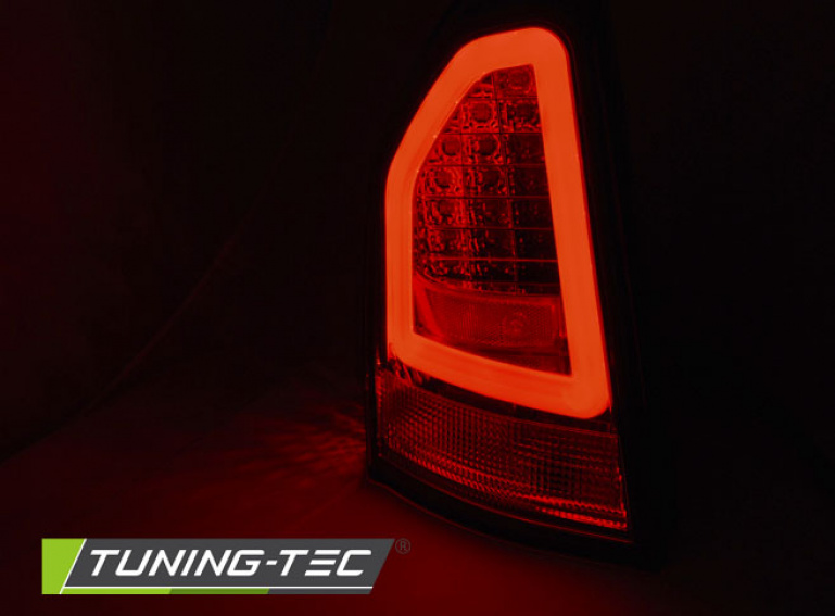 LED Lightbar Design Rückleuchten für Chrysler 300C Limousine 05-08 rot/rauch